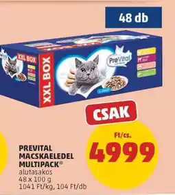 PENNY PREVITAL MACSKAELEDEL MULTIPACK ajánlat
