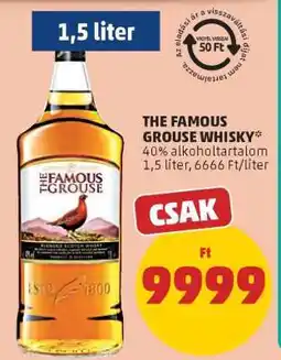 PENNY THE FAMOUS GROUSE WHISKY ajánlat