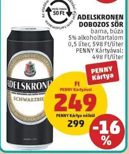 PENNY Adelskronen Dobozos Sör ajánlat