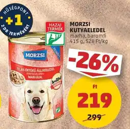 PENNY MORZSI KUTYAELEDEL ajánlat