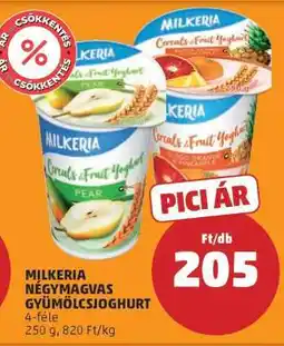 PENNY MILKERIA NÉGYMAGVAS GYÜMÖLCSJOGHURT ajánlat