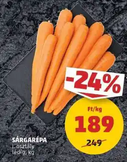 PENNY Sárgarépa ajánlat