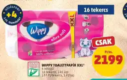 PENNY Wippy Toalettpapír XXL ajánlat