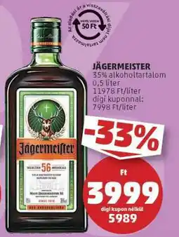 PENNY Jägermeister ajánlat