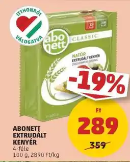 PENNY ABONETT Extrudált kenyér ajánlat