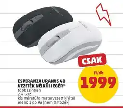 PENNY ESPERANZA URANUS 4D VEZETÉK NÉLKÜLI EGÉR ajánlat