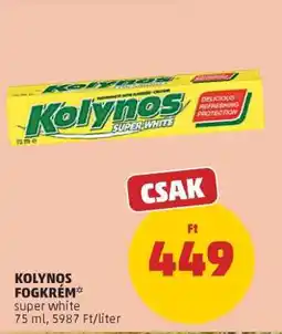 PENNY Kolynos Fogkrém ajánlat