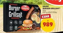 PENNY Hajdú Burger Grillsajt ajánlat