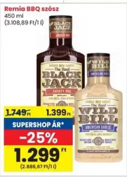 Interspar Remia BBQ szósz ajánlat