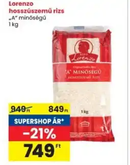 Interspar Lorenzo hosszúszemű rizs ajánlat