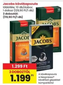 Interspar Jacobs kávékapszula ajánlat