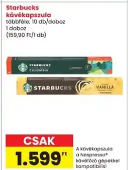 Interspar Starbucks kávékapszula ajánlat