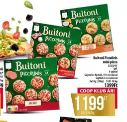 Coop Buitoni Piccolinis mini pizza ajánlat