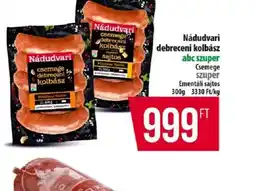 Coop Nádudvari debreceni kolbász ajánlat