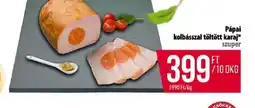 Coop Pápai kolbásszal töltött karaj ajánlat