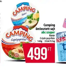 Coop Camping ömlesztett sajt ajánlat