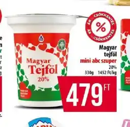 Coop Magyar Tejfol ajánlat