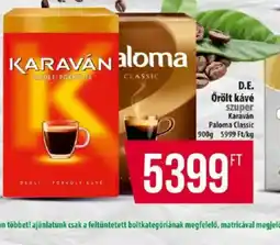 Coop D.E. Őrölt kávé szuper ajánlat