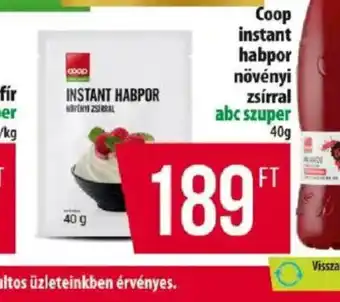 Coop Coop Instant Habpor ajánlat