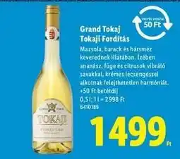 Lidl Grand Tokaj Tokaji Fordítás ajánlat