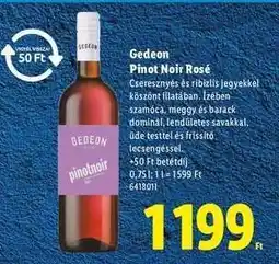 Lidl Gedeon Pinot Noir Rosé ajánlat