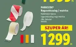 Lidl PARKSIDE Ragasztószalag / matrica ajánlat