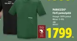Lidl PARKSIDE Férfi pamutpóló ajánlat