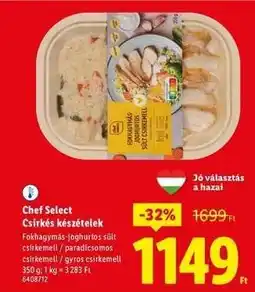 Lidl Chef Select Csirkés készételek ajánlat
