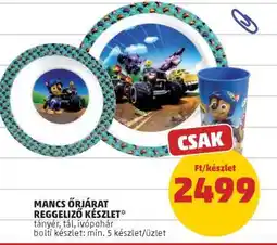 PENNY MANCS ŐRJÁRAT REGGELIZŐ KÉSZLET ajánlat