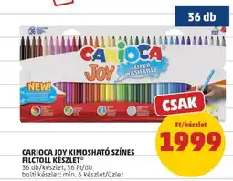 PENNY CARIOCA JOY KIMOSHATÓ SZÍNES FILCTOLL KÉSZLET ajánlat