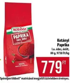 Coop Kotányi Paprika ajánlat