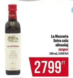 Coop La Masseria extra szűz olívaolaj ajánlat