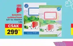 Interspar ICO Bekötött, sulikész füzet ajánlat