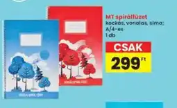 Interspar MT spirálfüzet ajánlat