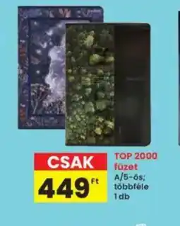 Interspar TOP 2000 füzet ajánlat