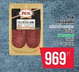 Coop Pick Téliszalámi mini abcszuper ajánlat