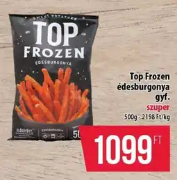 Coop Top Frozen édesburgonya ajánlat