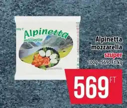 Coop Alpinetta mozzarella ajánlat