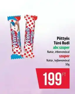Coop PÖTTYÖS Túró Rudi ajánlat