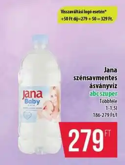 Coop Jana szénsavmentes ásványvíz ajánlat