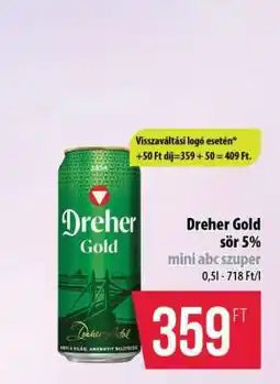 Coop Dreher Gold sör 5% ajánlat