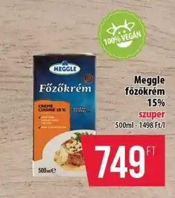 Coop Meggle főzőkrém 15% ajánlat