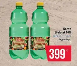 Coop Koch’s ételecet 10% ajánlat