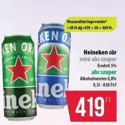 Coop Heineken sör ajánlat