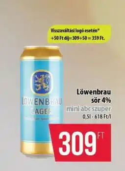 Coop Löwenbrau sör 4% ajánlat