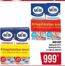 Coop Milli UHT ajánlat