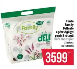 Coop Tento Family Delicate 3-ply Toilet Paper ajánlat