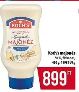 Coop Koch's majonéz ajánlat
