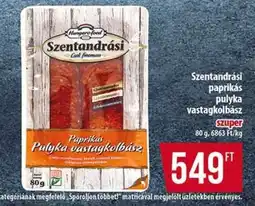 Szentandrási paprikás pulyka vastagkolbász