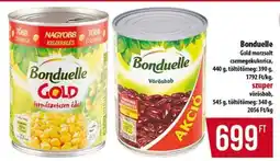 Coop Bonduelle Gold morzsolt csemegekukorica és vörösbab ajánlat